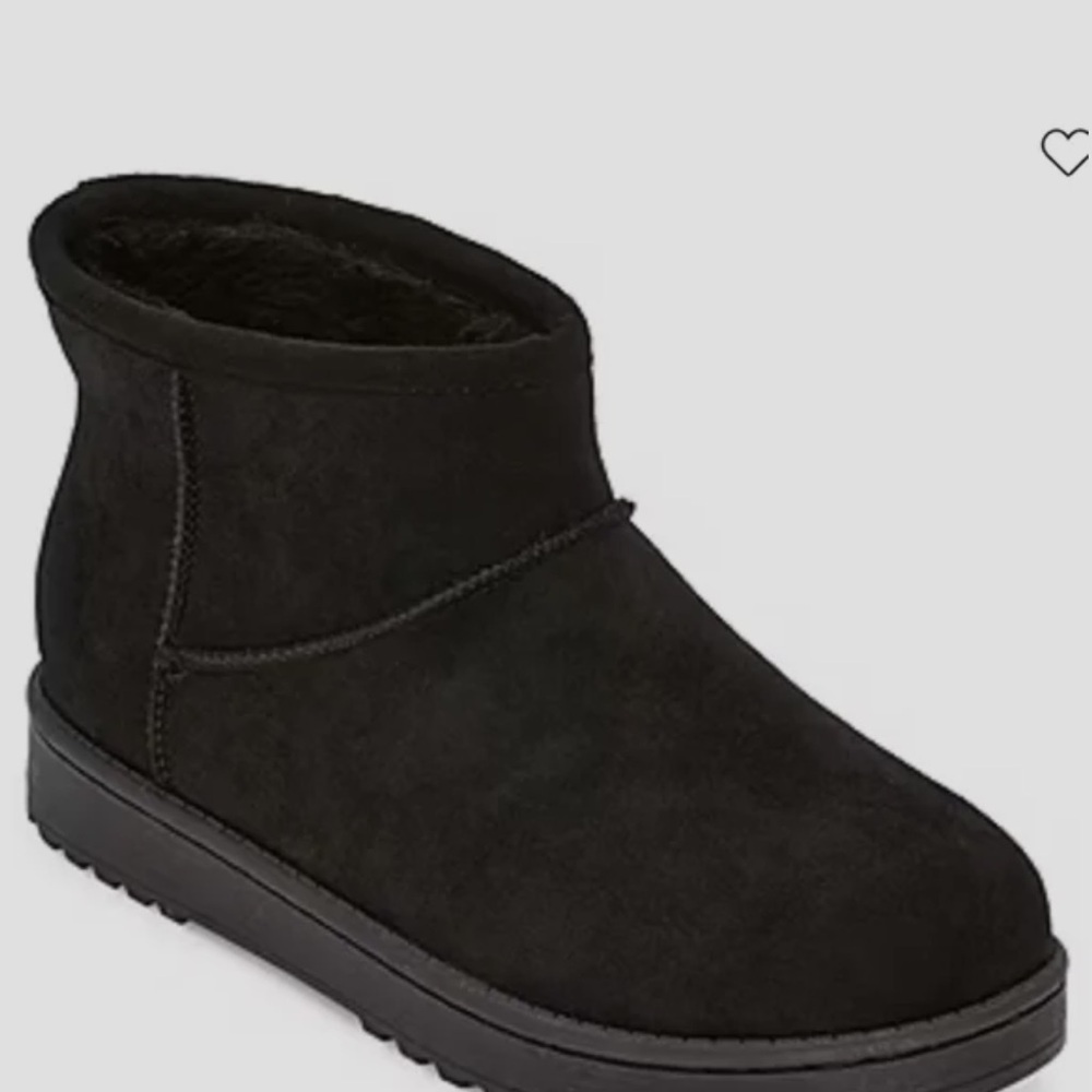 Arizona Jean Company Black Suede Slip-On Shoes - Picture 3 of 9